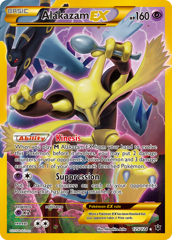 Alakazam EX (125/124) [XY: Fates Collide] | Deep Dive Games St. Marys