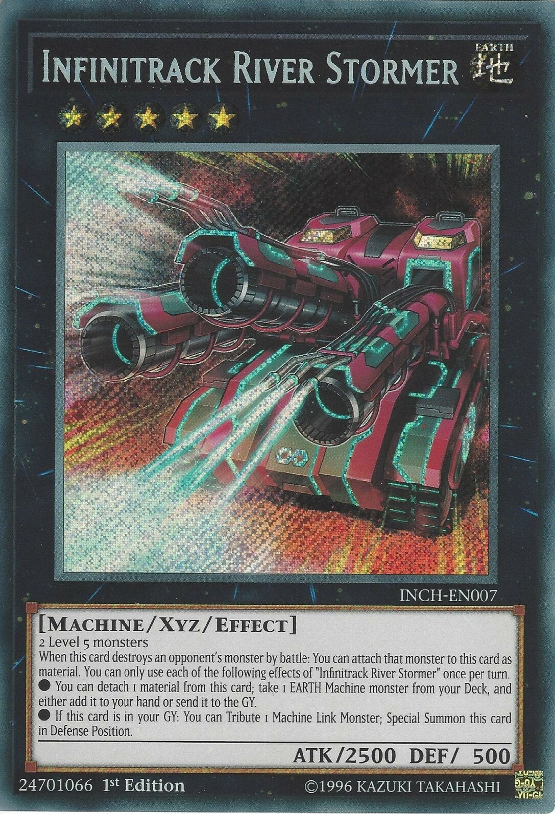 Infinitrack River Stormer [INCH-EN007] Secret Rare | Deep Dive Games St. Marys