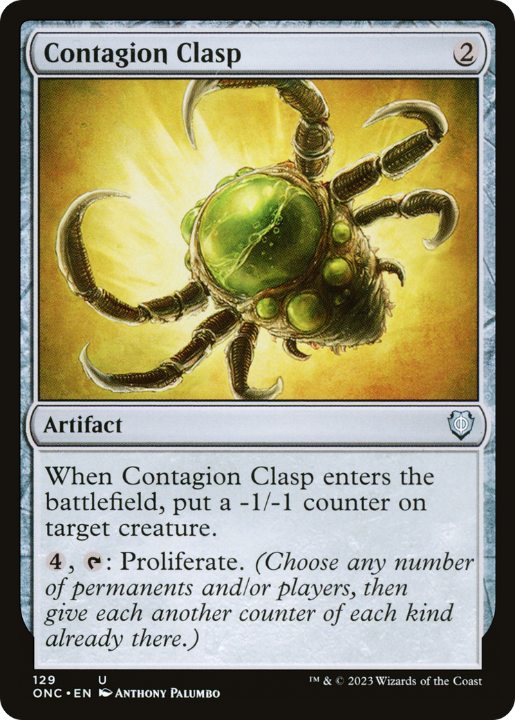 Contagion Clasp [Phyrexia: All Will Be One Commander] | Deep Dive Games St. Marys