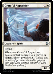 Grateful Apparition [Phyrexia: All Will Be One Commander] | Deep Dive Games St. Marys