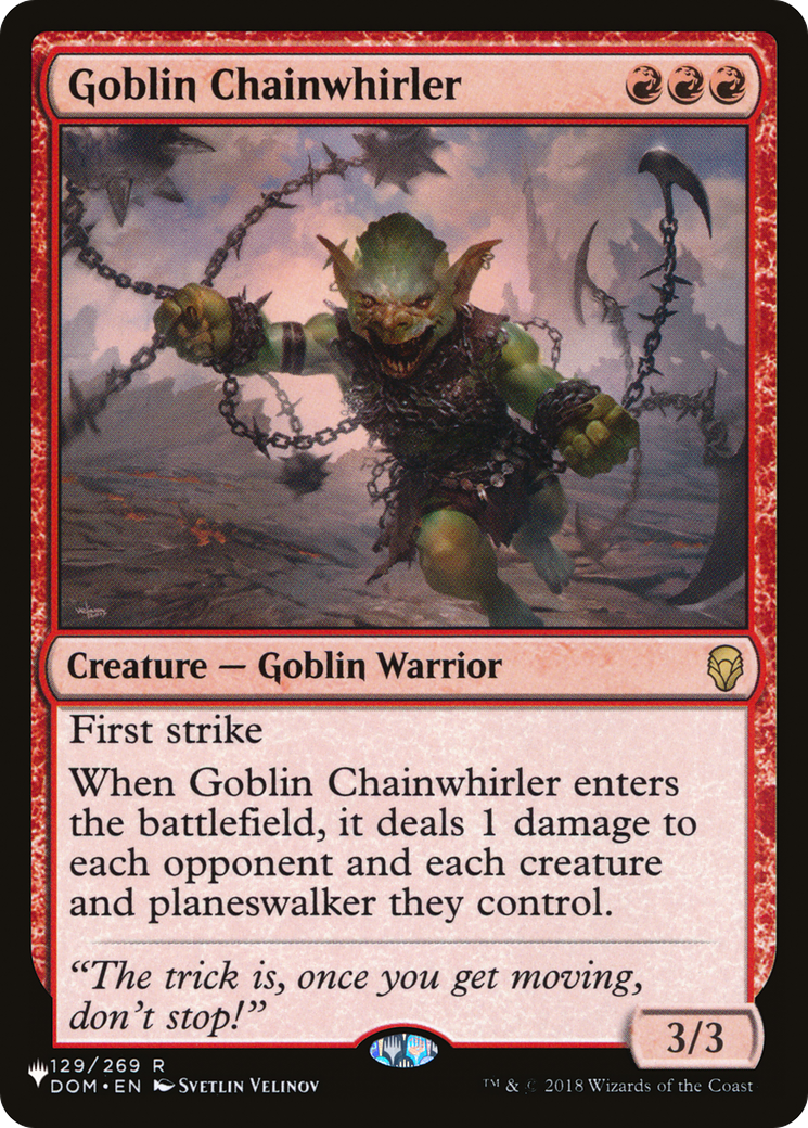 Goblin Chainwhirler [The List] | Deep Dive Games St. Marys