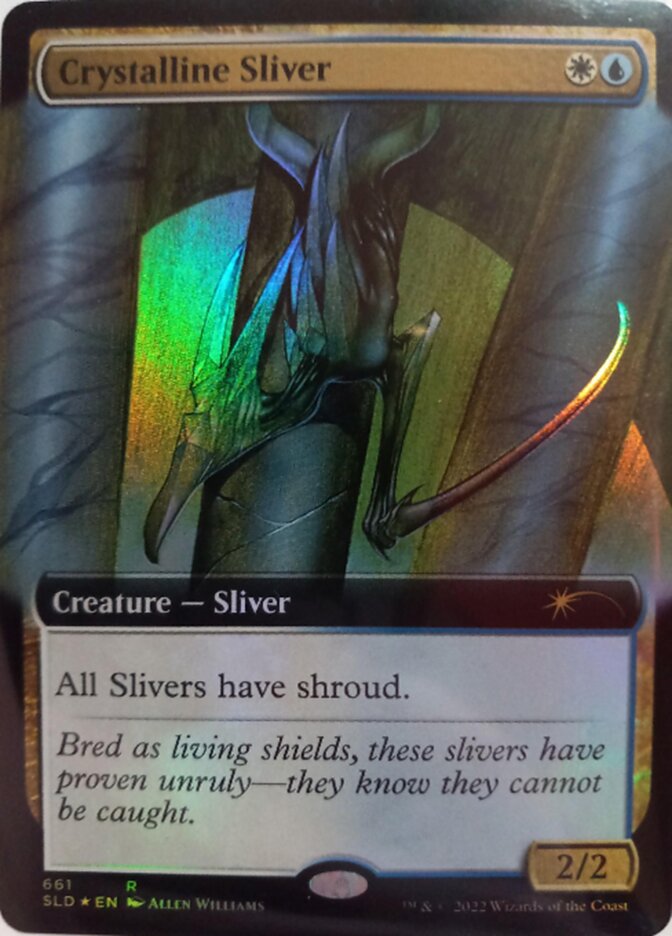 Crystalline Sliver (Extended Art) [Secret Lair Drop Promos] | Deep Dive Games St. Marys