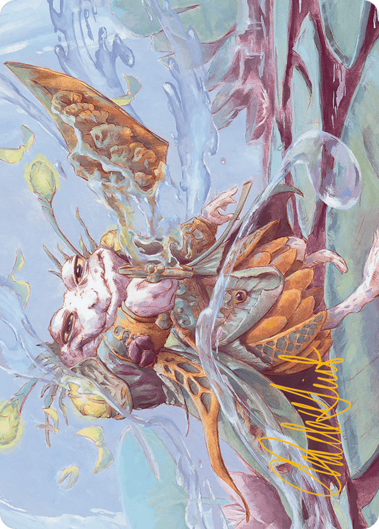 Glarb, Calamity's Augur Art Card (Gold-Stamped Signature) [Bloomburrow Art Series] | Deep Dive Games St. Marys