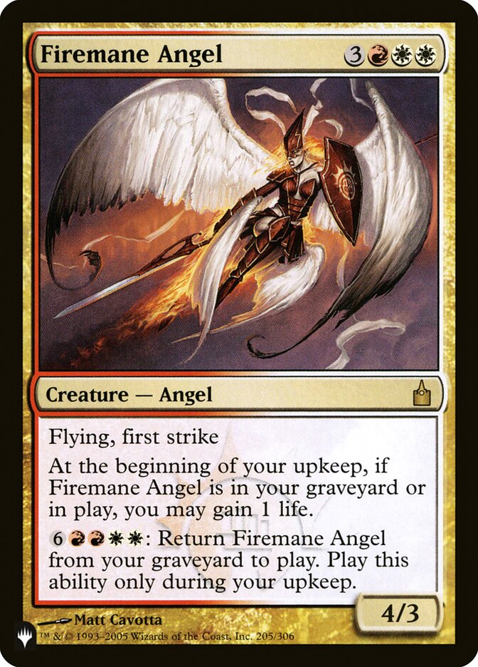 Firemane Angel [The List] | Deep Dive Games St. Marys