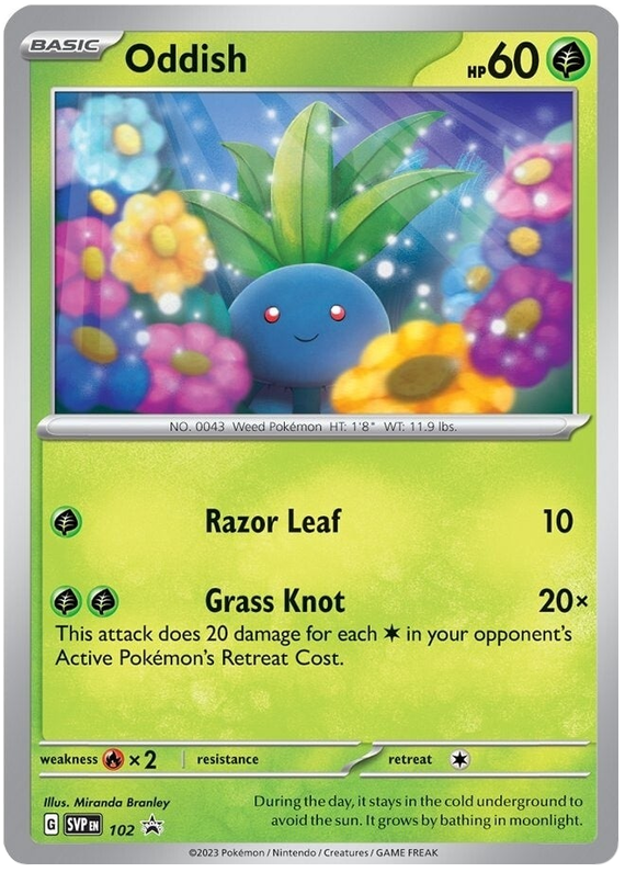Oddish (102) [Scarlet & Violet: Black Star Promos] | Deep Dive Games St. Marys