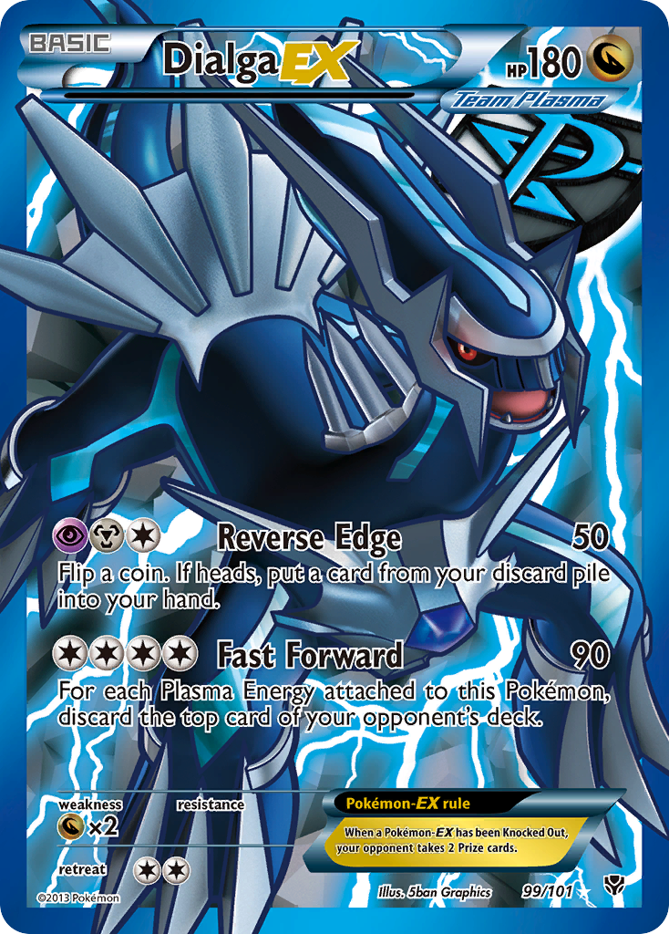 Dialga EX (99/101) [Black & White: Plasma Blast] | Deep Dive Games St. Marys