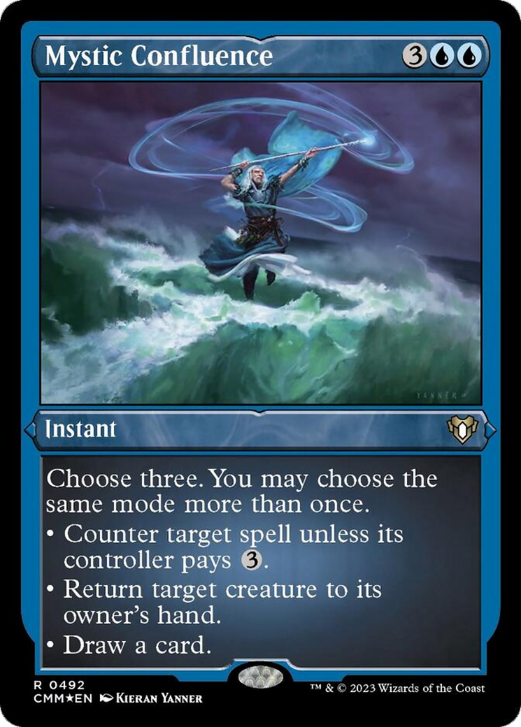 Mystic Confluence (Foil Etched) [Commander Masters] | Deep Dive Games St. Marys