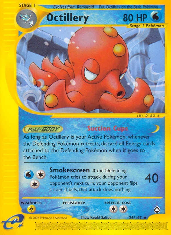 Octillery (26/147) [Aquapolis] | Deep Dive Games St. Marys