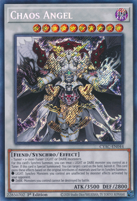 Chaos Angel [CYAC-EN044] Secret Rare | Deep Dive Games St. Marys