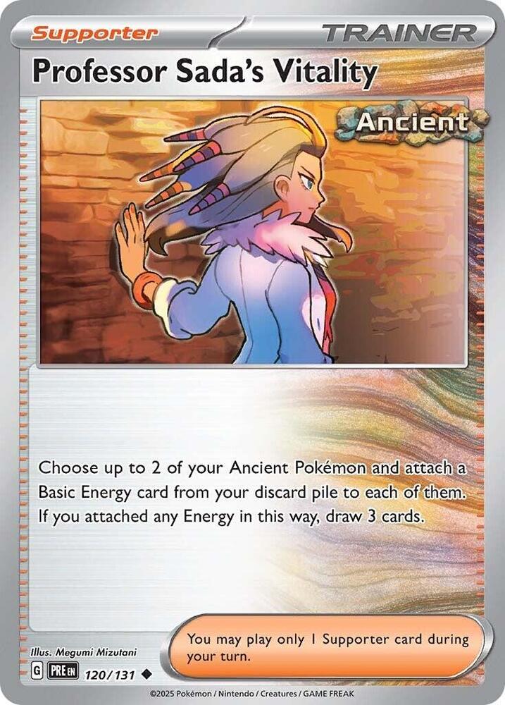 Professor Sada's Vitality (120/131) [Scarlet & Violet: Prismatic Evolutions] | Deep Dive Games St. Marys