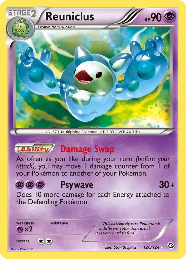 Reuniclus (126/124) [Black & White: Dragons Exalted] | Deep Dive Games St. Marys