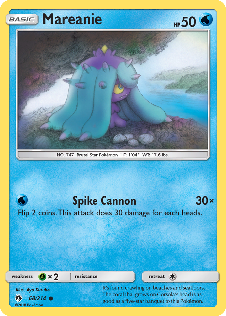 Mareanie (68/214) [Sun & Moon: Lost Thunder] | Deep Dive Games St. Marys