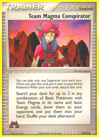 Team Magma Conspirator (82/95) [EX: Team Magma vs Team Aqua] | Deep Dive Games St. Marys