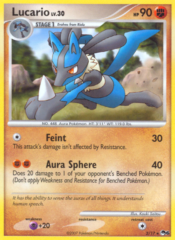 Lucario (2/17) [POP Series 6] | Deep Dive Games St. Marys