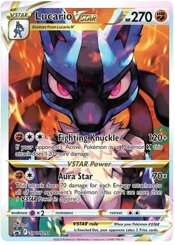 Lucario VSTAR (SWSH291) [Sword & Shield: Black Star Promos] | Deep Dive Games St. Marys
