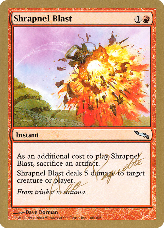 Shrapnel Blast (Aeo Paquette) [World Championship Decks 2004] | Deep Dive Games St. Marys