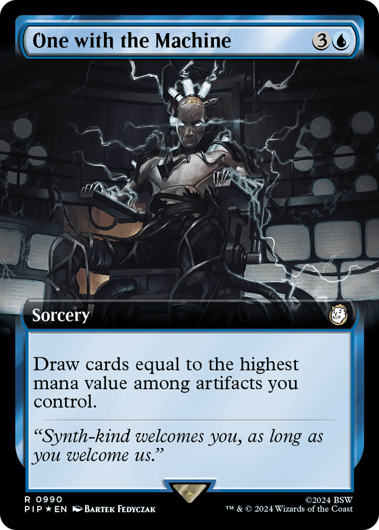 One with the Machine (Extended Art) (Surge Foil) [Fallout] | Deep Dive Games St. Marys
