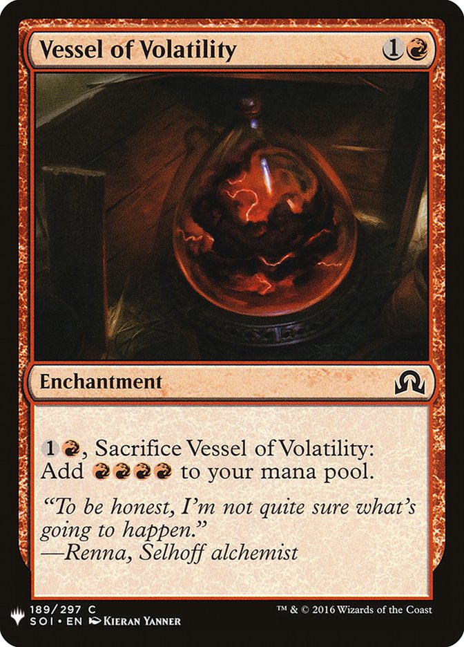 Vessel of Volatility [Mystery Booster] | Deep Dive Games St. Marys