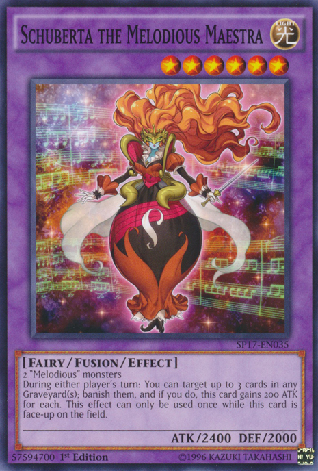 Schuberta the Melodious Maestra [SP17-EN035] Starfoil Rare | Deep Dive Games St. Marys