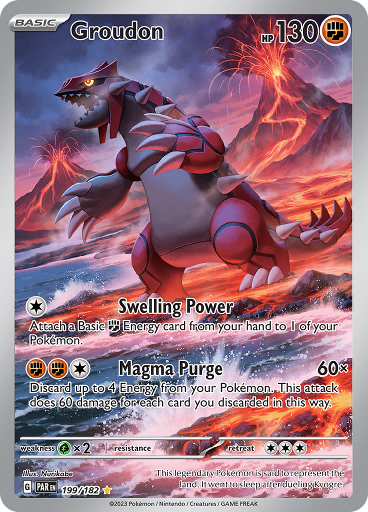 Groudon (199/182) [Scarlet & Violet: Paradox Rift] | Deep Dive Games St. Marys