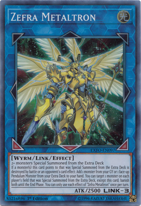 Zefra Metaltron [EXFO-EN097] Super Rare | Deep Dive Games St. Marys