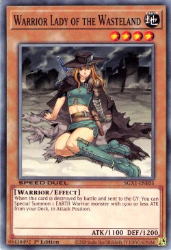 Warrior Lady of the Wasteland [SGX1-ENE05] Common | Deep Dive Games St. Marys