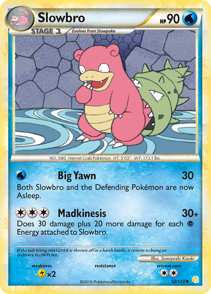 Slowbro (52/123) [HeartGold & SoulSilver: Base Set] | Deep Dive Games St. Marys