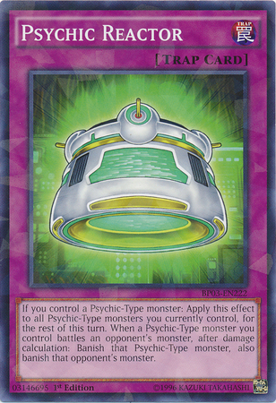 Psychic Reactor [BP03-EN222] Shatterfoil Rare | Deep Dive Games St. Marys