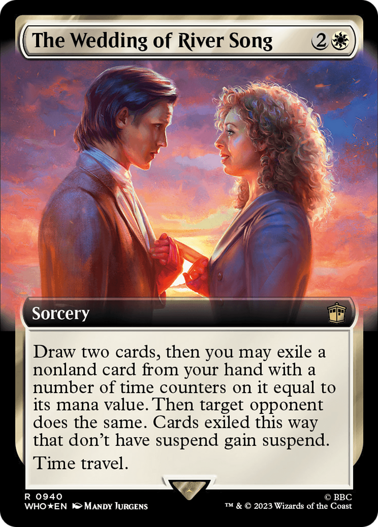 The Wedding of River Song (Extended Art) (Surge Foil) [Doctor Who] | Deep Dive Games St. Marys