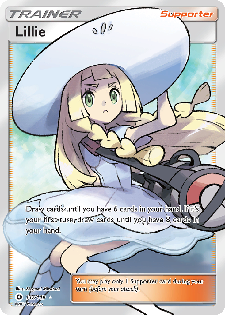 Lillie (147/149) [Sun & Moon: Base Set] | Deep Dive Games St. Marys