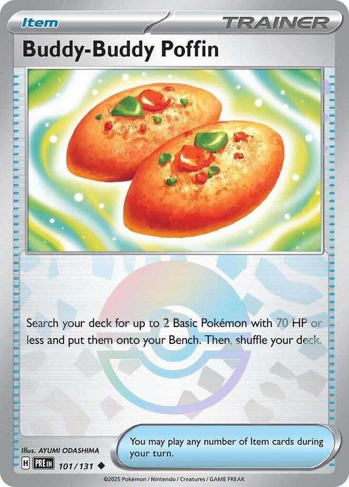 Buddy-Buddy Poffin (101/131) (Poke Ball Pattern) [Scarlet & Violet: Prismatic Evolutions] | Deep Dive Games St. Marys