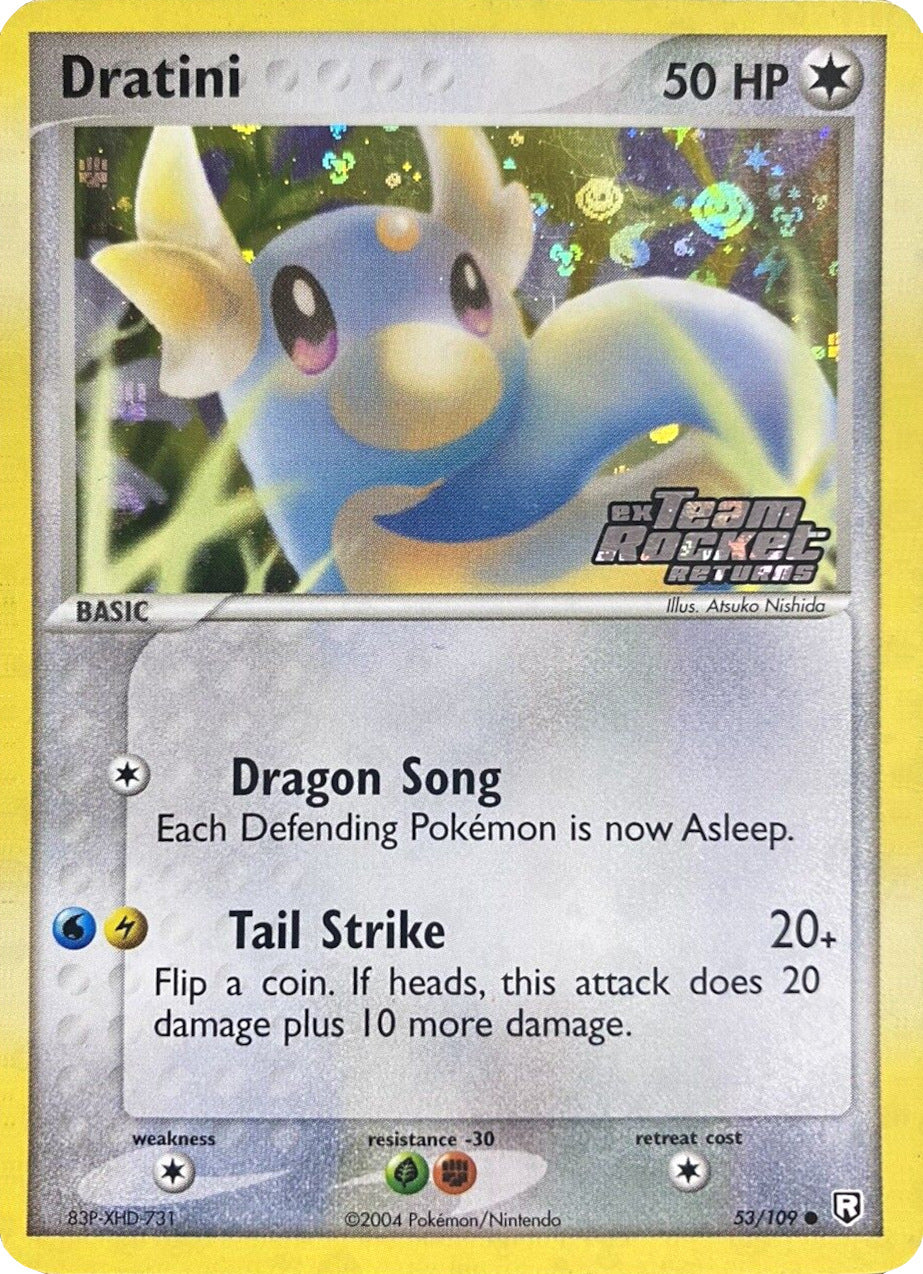 Dratini (53/109) (Stamped) [EX: Team Rocket Returns] | Deep Dive Games St. Marys