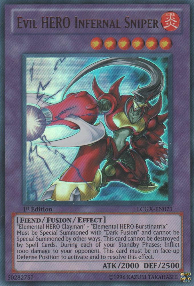 Evil HERO Infernal Sniper [LCGX-EN071] Ultra Rare | Deep Dive Games St. Marys