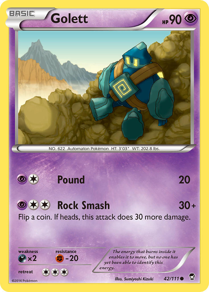 Golett (42/111) [XY: Furious Fists] | Deep Dive Games St. Marys