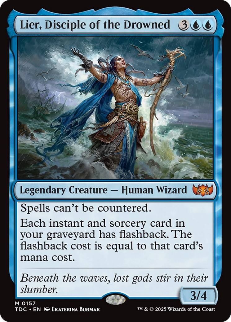 Lier, Disciple of the Drowned [Tarkir: Dragonstorm Commander] | Deep Dive Games St. Marys