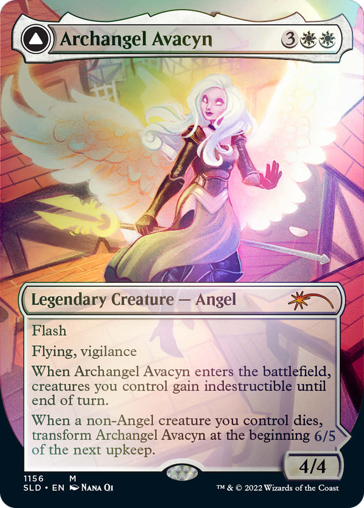 Archangel Avacyn // Avacyn, the Purifier (Borderless) [Secret Lair: From Cute to Brute] | Deep Dive Games St. Marys