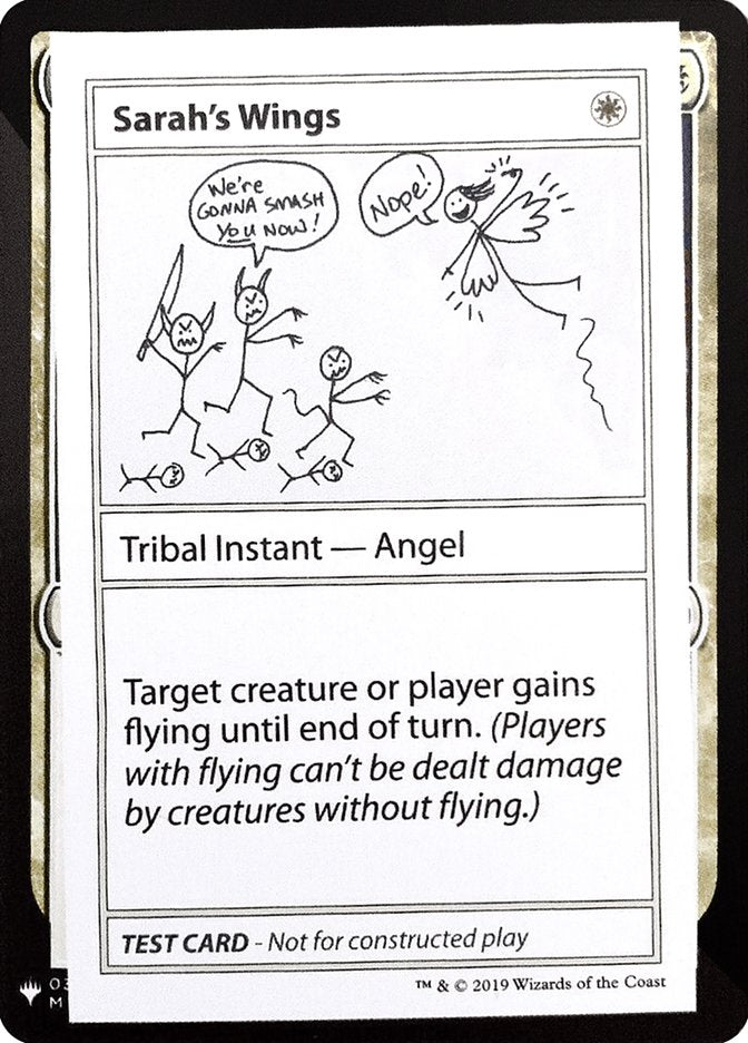 Sarah's Wings [Mystery Booster Playtest Cards] | Deep Dive Games St. Marys