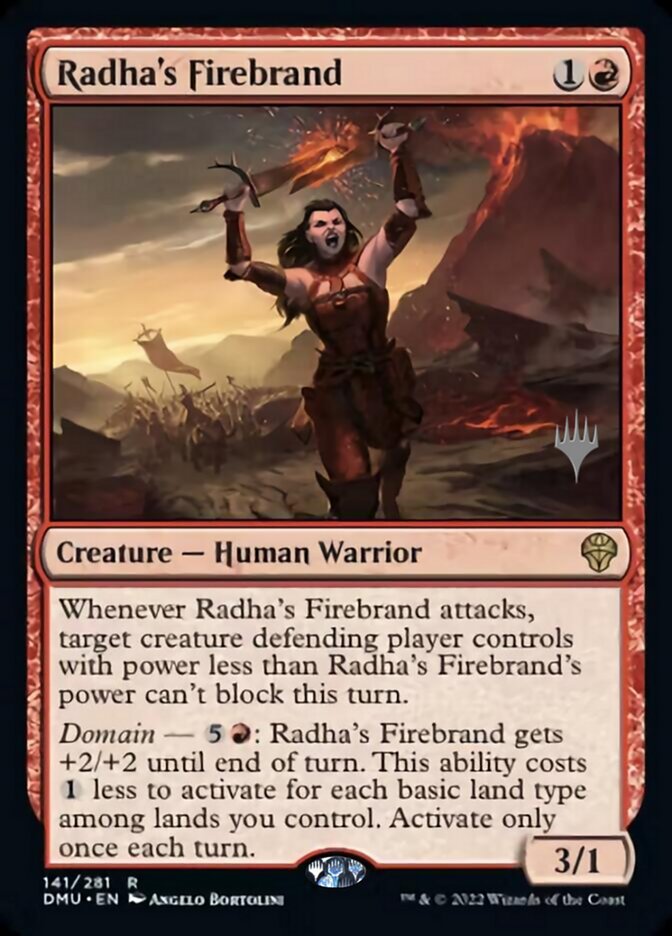 Radha's Firebrand (Promo Pack) [Dominaria United Promos] | Deep Dive Games St. Marys