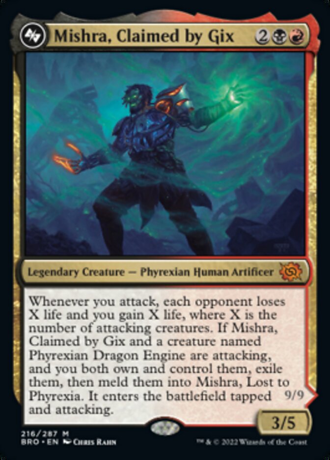 Mishra, Claimed by Gix (Promo Pack) [The Brothers' War Promos] | Deep Dive Games St. Marys