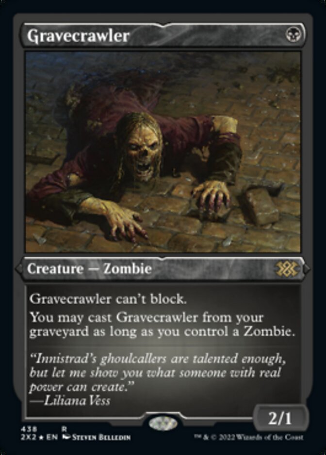 Gravecrawler (Foil Etched) [Double Masters 2022] | Deep Dive Games St. Marys