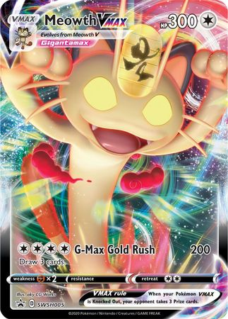 Meowth VMAX (SWSH005) [Sword & Shield: Black Star Promos] | Deep Dive Games St. Marys