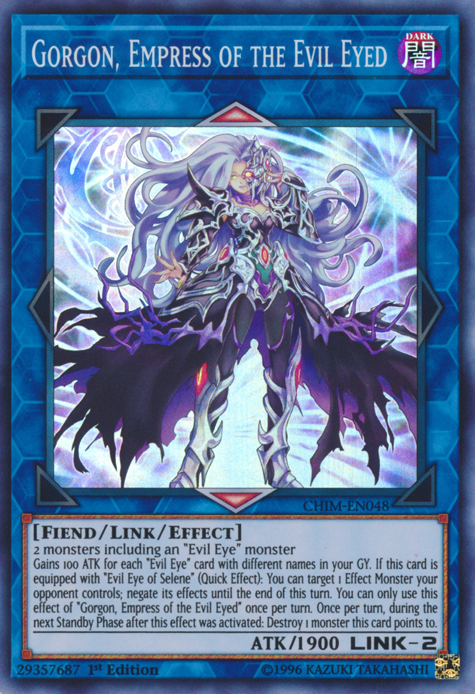 Gorgon, Empress of the Evil Eyed [CHIM-EN048] Super Rare | Deep Dive Games St. Marys