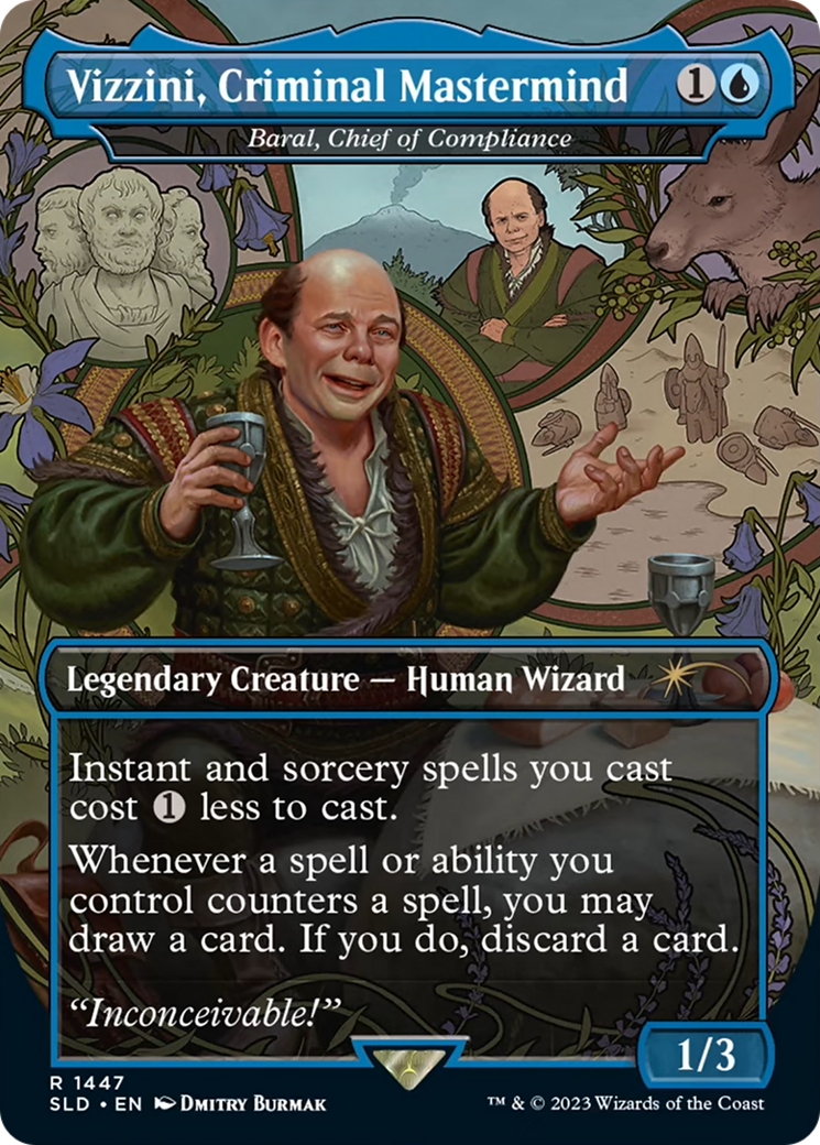 Vizzini, Criminal Mastermind - Baral, Chief of Compliance [Secret Lair Drop Series] | Deep Dive Games St. Marys