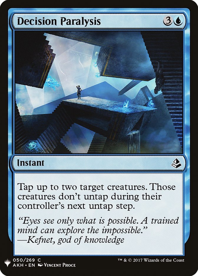 Decision Paralysis [Mystery Booster] | Deep Dive Games St. Marys