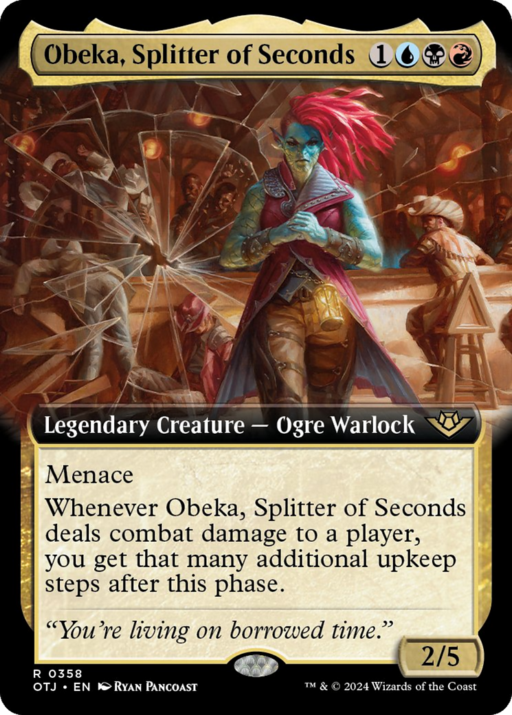 Obeka, Splitter of Seconds (Extended Art) [Outlaws of Thunder Junction] | Deep Dive Games St. Marys