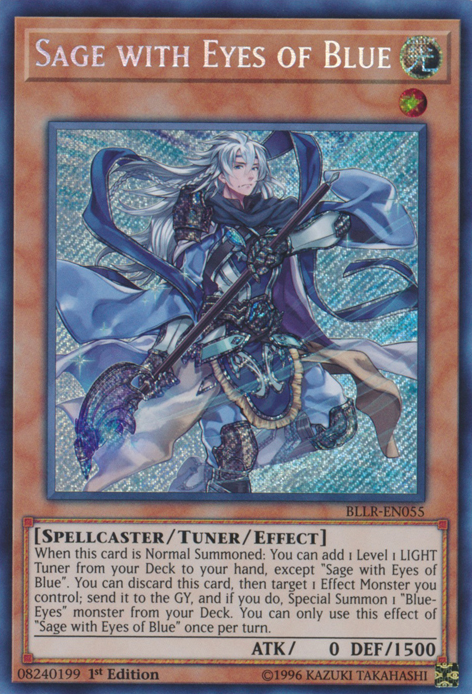 Sage with Eyes of Blue [BLLR-EN055] Secret Rare | Deep Dive Games St. Marys