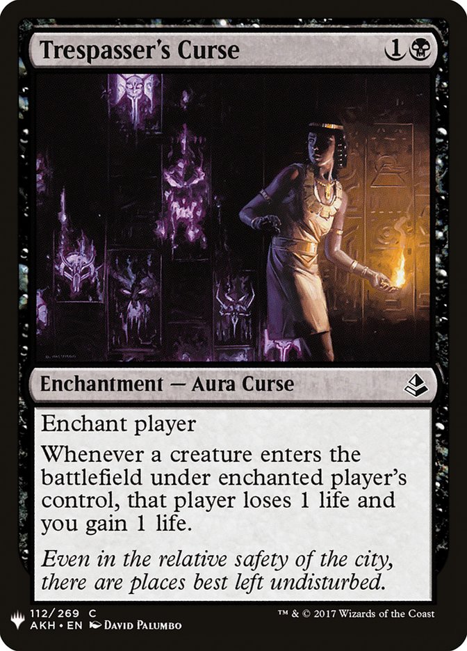 Trespasser's Curse [Mystery Booster] | Deep Dive Games St. Marys