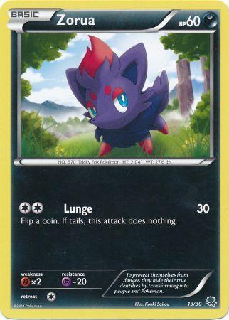 Zorua (13/30) [Black & White: Trainer Kit - Zoroark] | Deep Dive Games St. Marys