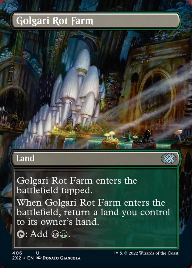 Golgari Rot Farm (Borderless Alternate Art) [Double Masters 2022] | Deep Dive Games St. Marys