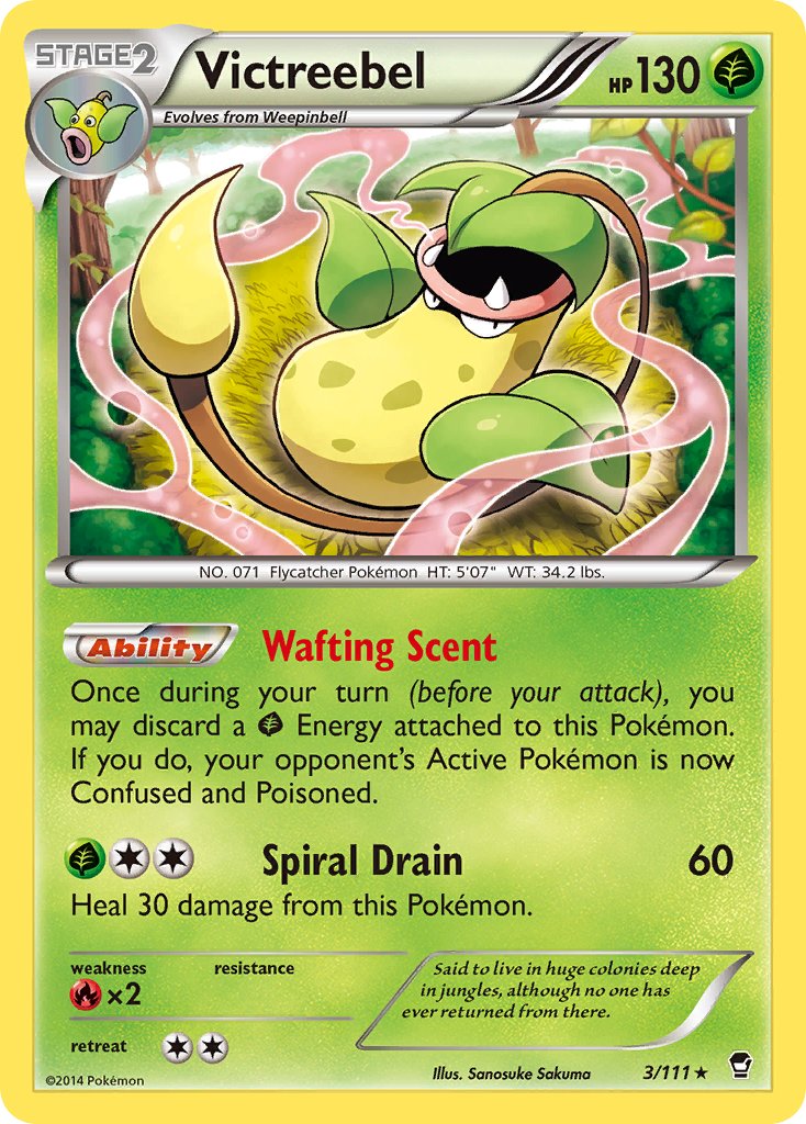 Victreebel (3/111) (Theme Deck Exclusive) [XY: Furious Fists] | Deep Dive Games St. Marys